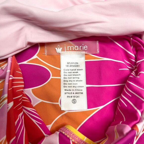 J. Marie Swimsuit Women’s Small Leilani Colorful Cutout Tie One Piece NWT - Picture 5 of 10